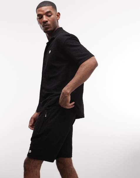 Pegador - Libco - Short d'ensemble en maille - Noir - view 1