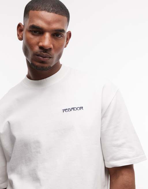 Pegador - Ravello - Camiseta blanco cálido extragrande con estampado gráfico en la espalda, 3 de 5