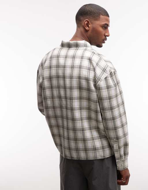Pegador – Rupit – Vit, våfflad skjorta med struktur, 5 av 5