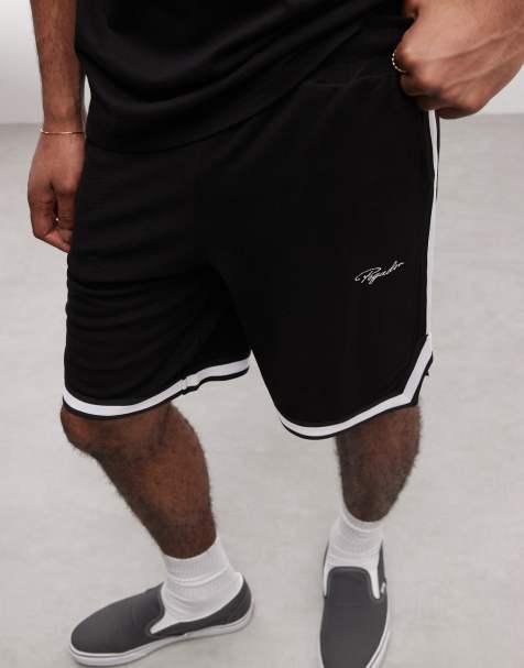 Pegador – Signar – Svarta basketshorts i piké - view 1