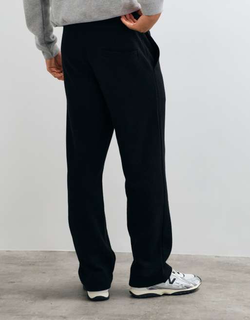 Pegador signar Waffel-Hose mit weitem Bein in Schwarz, 3 von 5