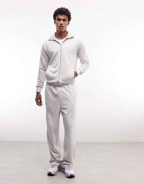 Pegador - Viro - Co-ord set van trainingsjack en joggingbroek in mistgrijs - view 1
