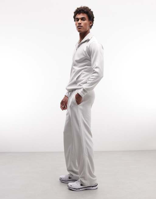Pegador viro track jacket and joggers co-ord in fog grey, 2 of 3
