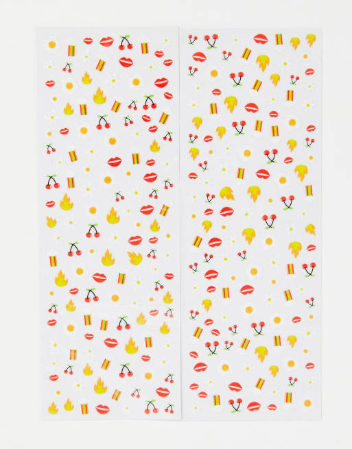 Pegatinas para las uñas con motivos variados Stick To It de Lottie London, 2 de 4