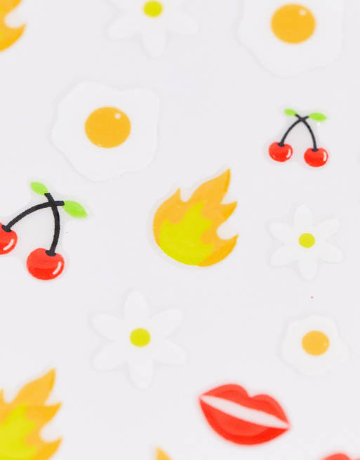 Pegatinas para las uñas con motivos variados Stick To It de Lottie London, 3 de 4