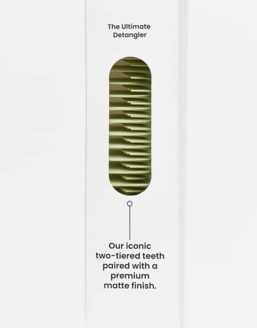 Peine desenredante verde oliva mate The Ultimate Detangler de Tangle Teezer , 3 de 4