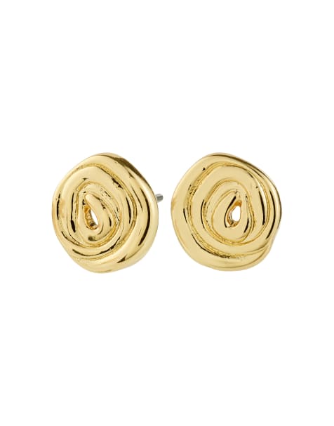 Pendientes chapados en oro Air de Pilgrim - view 1