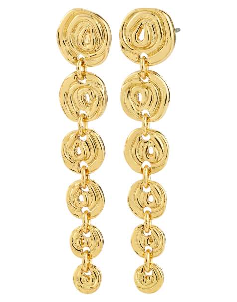 Pendientes chapados en oro Air de Pilgrim - view 1