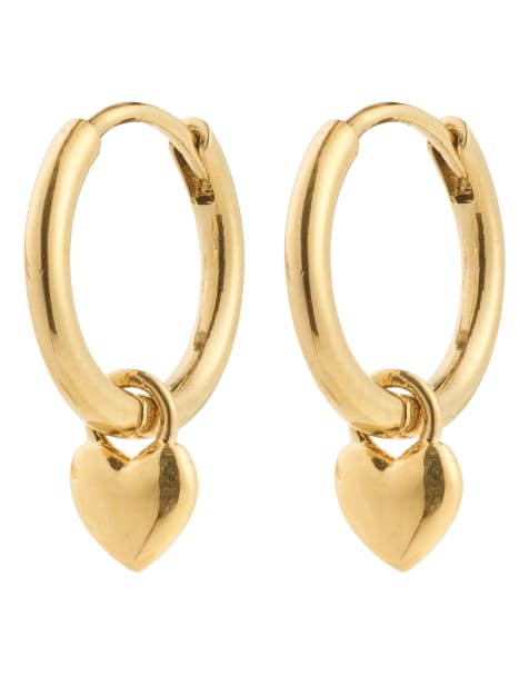 Pendientes chapados en oro Alaia de Pilgrim - view 1