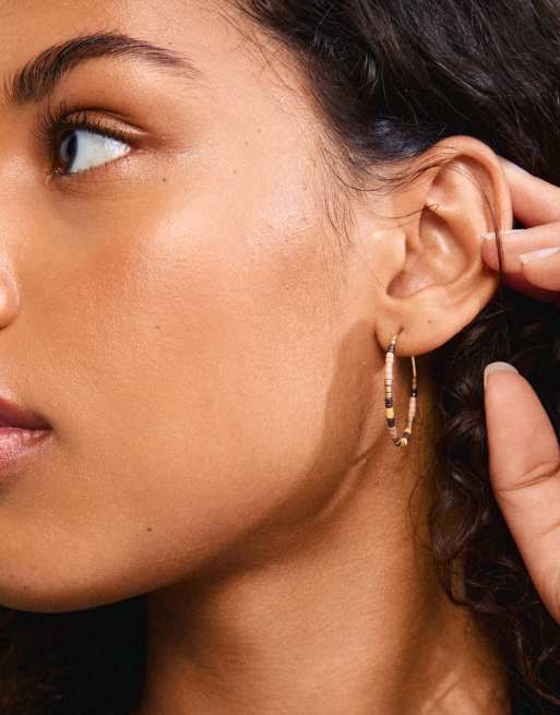 Pendientes chapados en oro Appollonia de Pilgrim