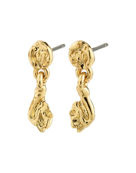 Pendientes chapados en oro Eliyah de Pilgrim - view 1