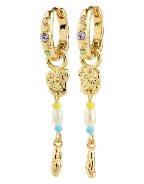 Pendientes chapados en oro Ellington de Pilgrim - view 1