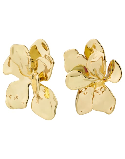 Pendientes chapados en oro Halen de Pilgrim, 2 de 4
