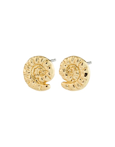 Pendientes chapados en oro Haze de Pilgrim - view 1