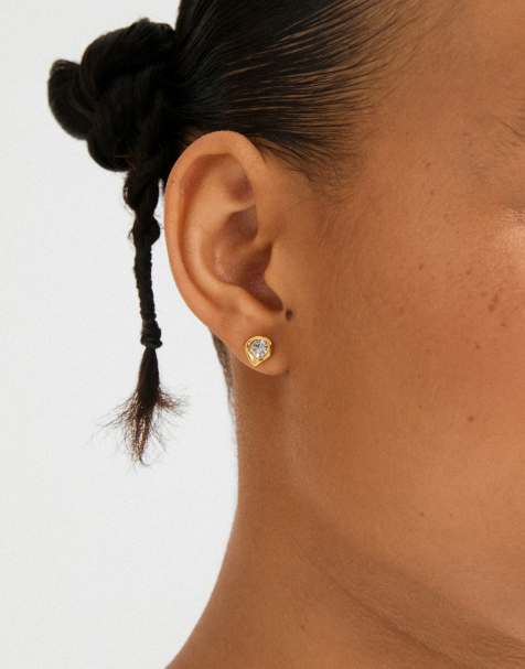 Pendientes chapados en oro Kota de Pilgrim - view 1