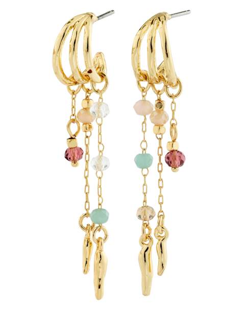 Pendientes chapados en oro Morin de Pilgrim - view 1