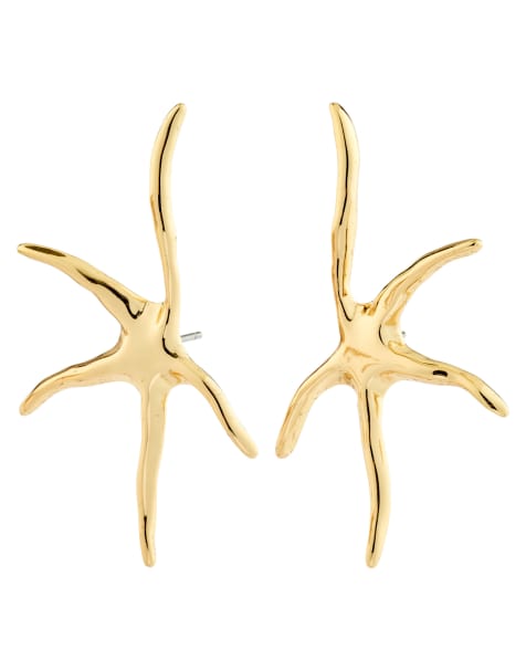 Pendientes chapados en oro Prism de Pilgrim - view 1