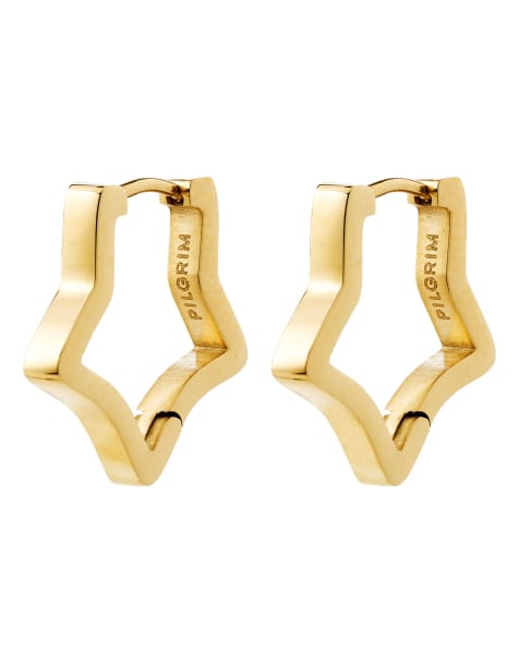 Pendientes chapados en oro Solari de Pilgrim - view 1