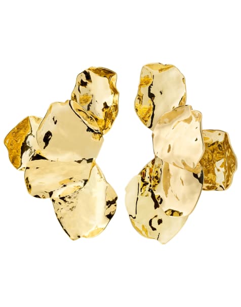 Pendientes chapados en oro Virel de Pilgrim - view 1