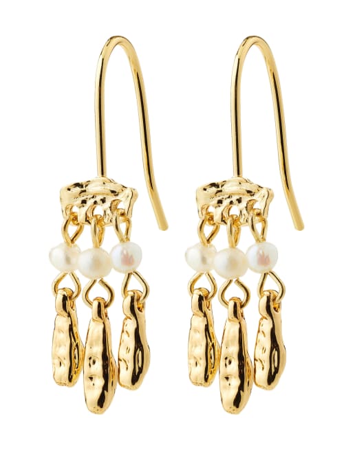 Pendientes chapados en oro Virel de Pilgrim, 2 de 4