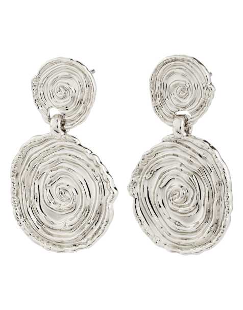 Pendientes chapados en plata Air de Pilgrim - view 1