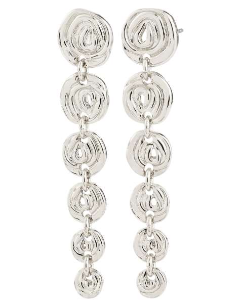 Pendientes chapados en plata Air de Pilgrim - view 1