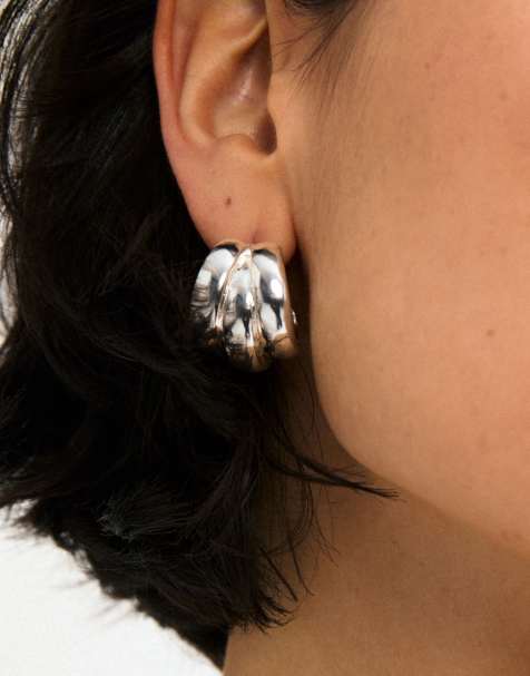 Pendientes chapados en plata Damia de Pilgrim - view 1