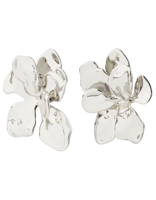 Pendientes chapados en plata Halen de Pilgrim, 2 de 4