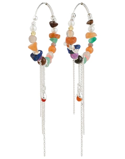 Pendientes chapados en plata Iris de Pilgrim - view 1