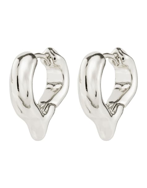 Pendientes chapados en plata Iris de Pilgrim - view 1