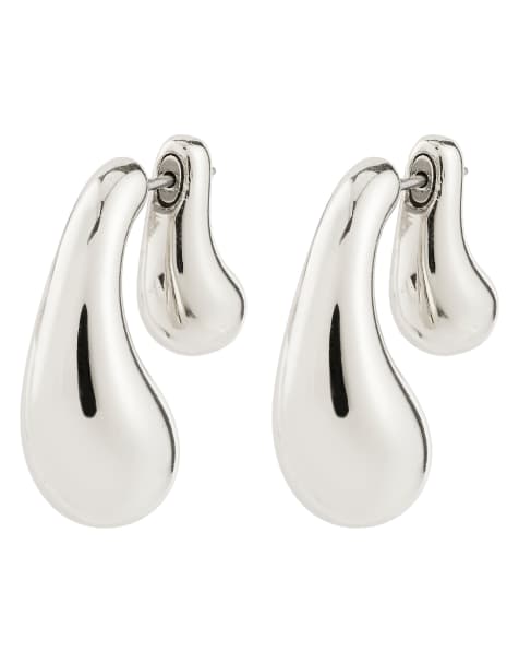 Pendientes chapados en plata Jennings de Pilgrim - view 1