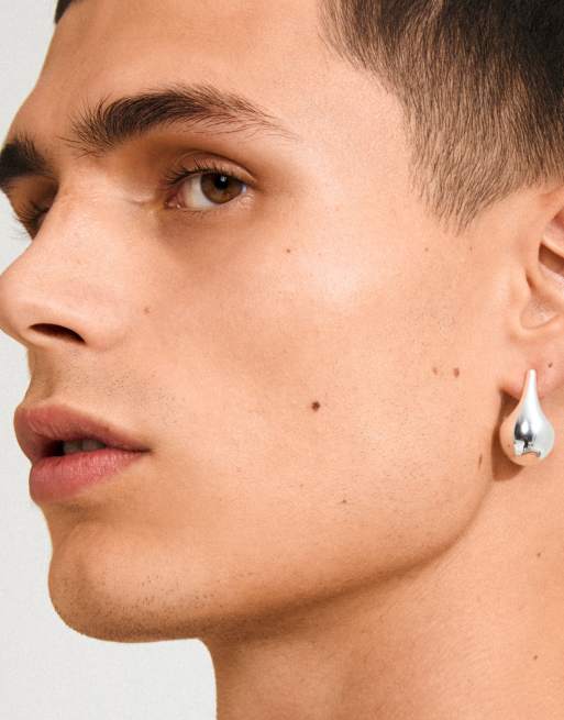 Pendientes chapados en plata Juniper de Pilgrim