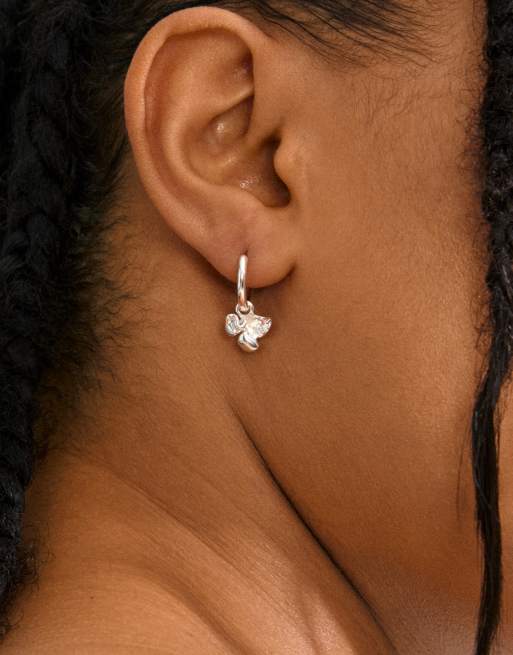 Pendientes chapados en plata Luis de Pilgrim