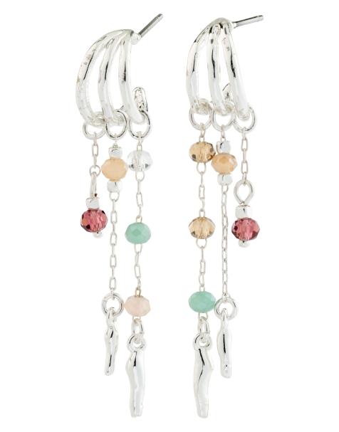 Pendientes chapados en plata Morin de Pilgrim - view 1