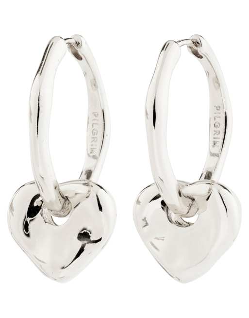 Pendientes chapados en plata Nova de Pilgrim, 2 de 4