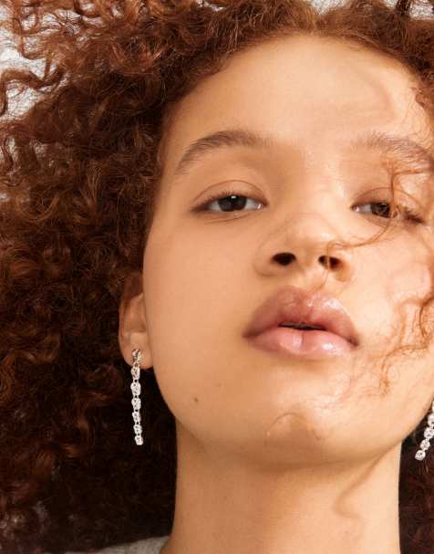 Pendientes chapados en plata Sense de Pilgrim - view 1