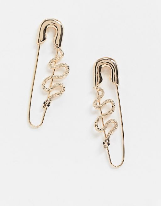 Pendientes de seguridad en diseño de dorado Coblinine de ALDO | ASOS