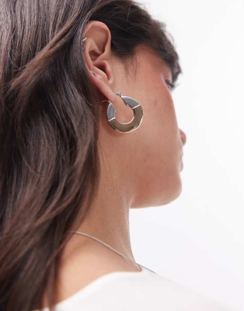 Pendientes de aro de varios tonos Ellis de Topshop - view 1