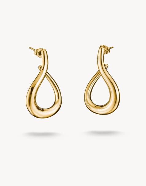 Pendientes de aro dorados de Thomas Sabo - view 1