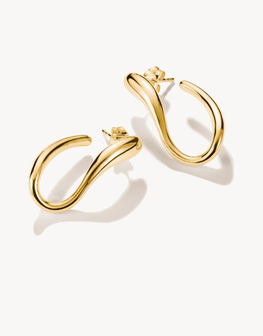 Pendientes de aro dorados de Thomas Sabo, 2 de 4
