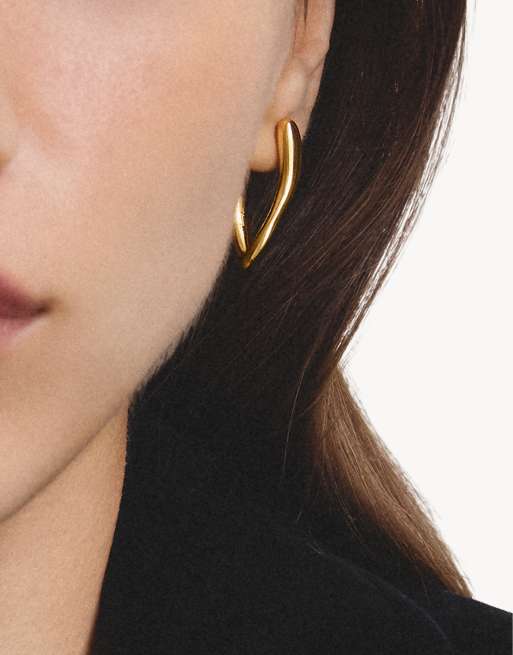 Pendientes de aro dorados de Thomas Sabo, 4 de 4