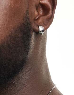 Pendientes de aro pequeños de acero inoxidable de Lost Souls - view 1
