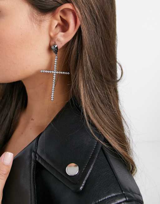 Pendientes Halloween con calavera y cruz con de ASOS DESIGN | ASOS