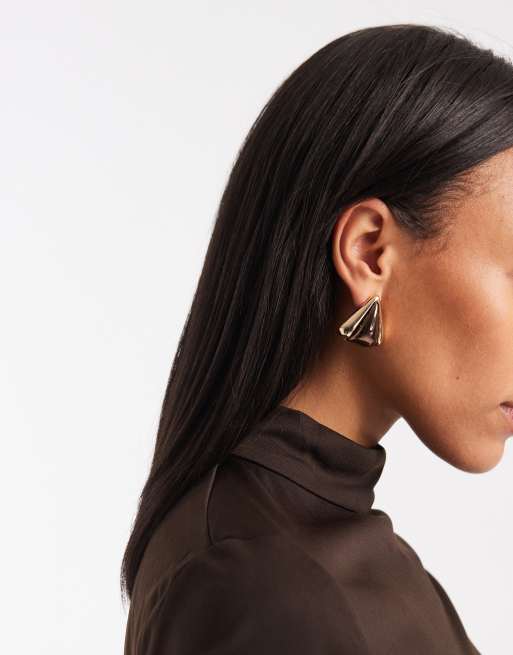 Pendientes llamativos de mezcla de metales de ASOS DESIGN, 3 de 3