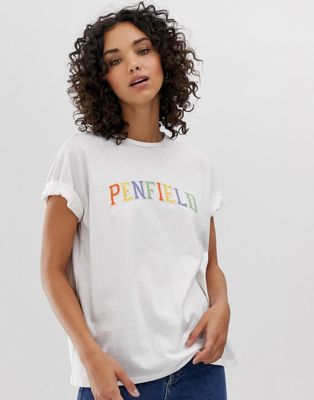 Penfield - Lincoln - T-shirt met logo-Wit
