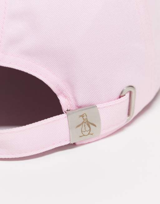Penguin logo baseball cap in pink | ASOS
