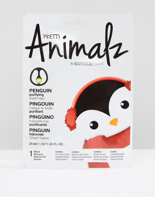 Penguin sheet ansigtsmaske fra Pretty Animalz