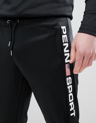 black sports joggers