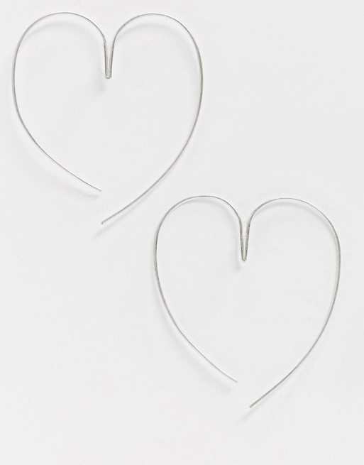 People Tree handmade heart earrings