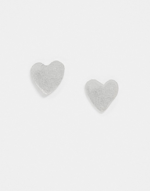 People Tree handmade heart earrings